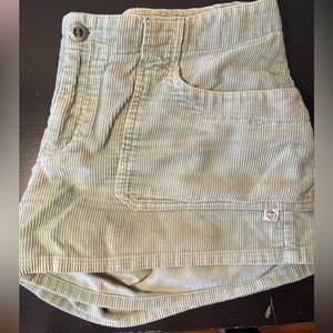 COPY - Patagonia corduroy shorts sz10 Sage